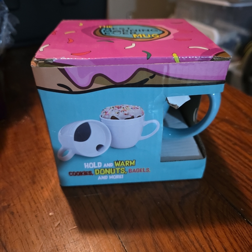 Sprinkles Donut Mug - Pink and Blue